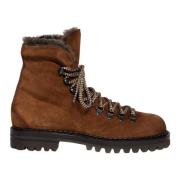 Elia Maurizi Shearling Vandringssko Tobak Brun Brown, Dam