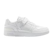 Lacoste Velcro Läder Sneakers T Clips Trainers White, Herr