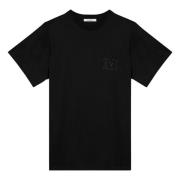 Max Mara Kortärmad Rund Hals T-shirt Black, Dam