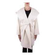 Max Mara Huvad ullrock med fickor White, Dam