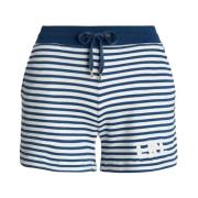 Ralph Lauren Stickade Randiga Shorts Blue, Dam