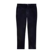 Ralph Lauren Navy Corduroy Trousers Blue, Herr