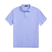 Ralph Lauren Blå polotröja med broderad logotyp Blue, Herr