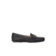 Ralph Lauren Svarta loafers Barnsbury Pebbled Black, Dam