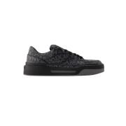 Dolce & Gabbana Tyg sneakers Black, Dam