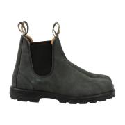 Blundstone Rustik Svart Läder Ankelstövlar Black, Herr