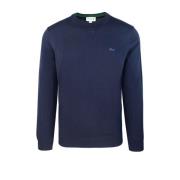 Lacoste Blå Merinoulltröja Blue, Herr