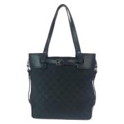 Gucci Vintage Pre-owned Canvas totevskor Black, Dam