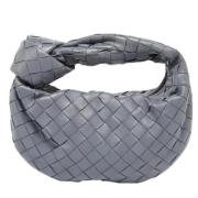 Bottega Veneta Vintage Pre-owned Laeder handvskor Gray, Dam