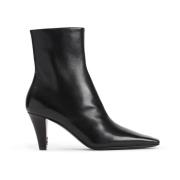 Saint Laurent Elegant Svart Bootie för Kvinnor Black, Dam