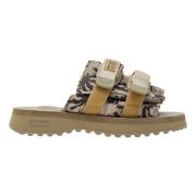 Palm Angels Stiliga Sandaler Samarbetet Suicoke Multicolor, Dam