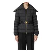 Elisabetta Franchi Stiliga Kappor Kollektion Black, Dam