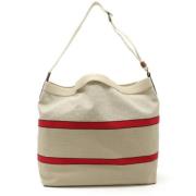 Loewe Pre-owned Pre-owned Canvas axelremsvskor Beige, Dam