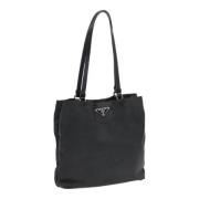 Prada Vintage Pre-owned Nylon prada-vskor Black, Dam