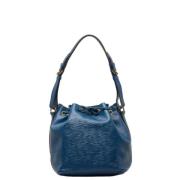 Louis Vuitton Vintage Pre-owned Laeder handvskor Blue, Dam