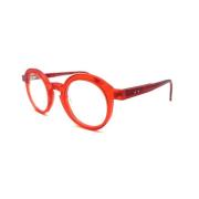 Anne & Valentin Stiliga Glasögon för Modeentusiaster Red, Unisex