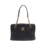 Chanel Vintage Pre-owned Laeder chanel-vskor Black, Dam