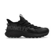 Moncler Svarta Sneakers för Män Black, Herr