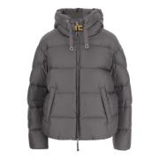 Parajumpers Grå Vinterrock Stilfull Modell Gray, Dam