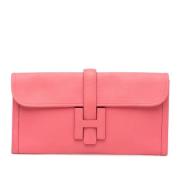 Hermès Vintage Pre-owned Laeder kuvertvskor Pink, Dam