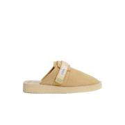 Suicoke Beige Läder Sandaler Vibram Sula Beige, Dam