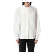 The Garment Vit Smoking Skjorta Elegant Bomull White, Dam