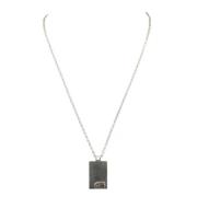 Gucci Vintage Pre-owned Silver halsband Gray, Dam