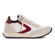 Valsport 1920 Elegant Vit Naturlig Bordeaux Sneakers Multicolor, Dam