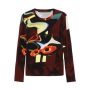 Desigual Dam Dreamy T-shirt Brown, Dam