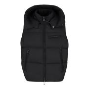 Emporio Armani Svart Nylon Logojacka Black, Herr