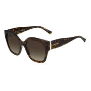 Jimmy Choo Brun Acetat Solglasögon för Kvinnor Brown, Dam