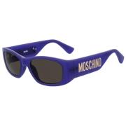 Moschino Lila Acetat Dam Solglasögon Purple, Dam