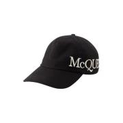 Alexander McQueen Bomull hattar-och-kepsar Black, Dam