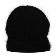 Séfr Svart Fuzzy Beanie Fw24 Black, Herr