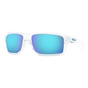 Oakley Gibston Solglasögon Polerad Clear/Prizm Sapphire Gray, Herr