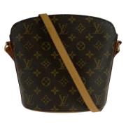 Louis Vuitton Vintage Pre-owned Canvas axelremsvskor Brown, Dam