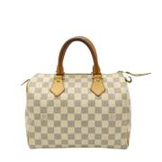 Louis Vuitton Vintage Pre-owned Canvas louis-vuitton-vskor White, Dam