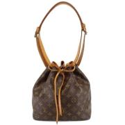 Louis Vuitton Vintage Pre-owned Tyg axelremsvskor Green, Dam