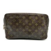 Louis Vuitton Vintage Pre-owned Tyg louis-vuitton-vskor Brown, Dam