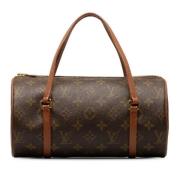 Louis Vuitton Vintage Pre-owned Canvas handvskor Brown, Dam