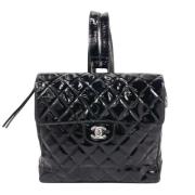 Chanel Vintage Pre-owned Laeder ryggsckar Black, Dam