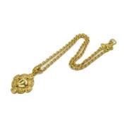 Chanel Vintage Pre-owned Metall halsband Yellow, Dam