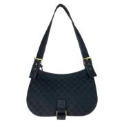 Gucci Vintage Pre-owned Canvas axelremsvskor Black, Dam