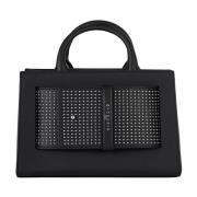 John Richmond Toteväska med styva handtag Black, Dam