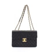 Chanel Vintage Pre-owned Laeder axelremsvskor Black, Dam