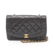 Chanel Vintage Pre-owned Laeder axelremsvskor Black, Dam