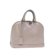 Louis Vuitton Vintage Pre-owned Laeder handvskor Beige, Dam