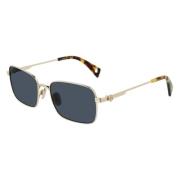 Lanvin Guld Metall Unisex Solglasögon Yellow, Unisex