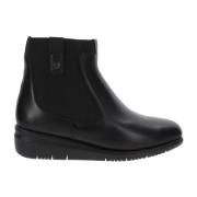 Cinzia Soft Läder Ankelboots för Kvinnor Black, Dam