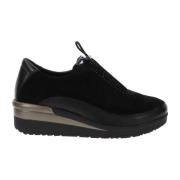 Cinzia Soft Läder Damsneakers Stilren Modern Black, Dam